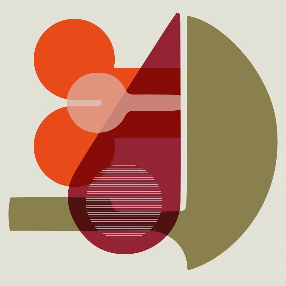 Abstract Geometric Forms by Leigh Bagley — canvas wall art