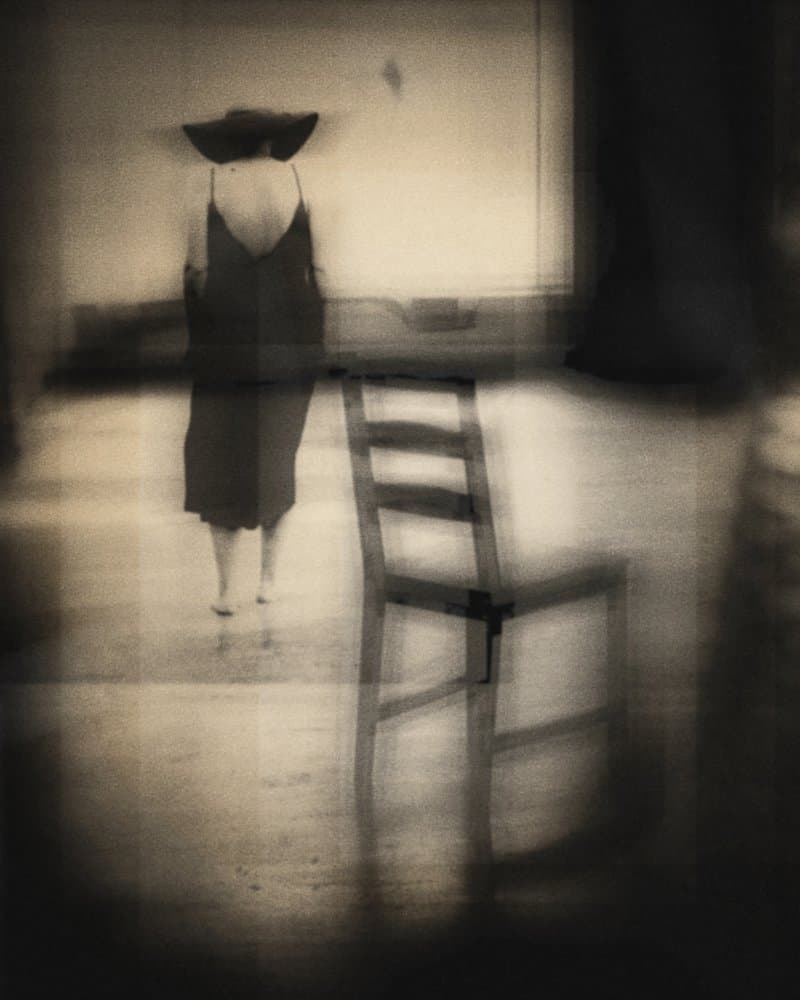 Dreamlike Woman and Chair by Marius Surleac — canvas wall art
