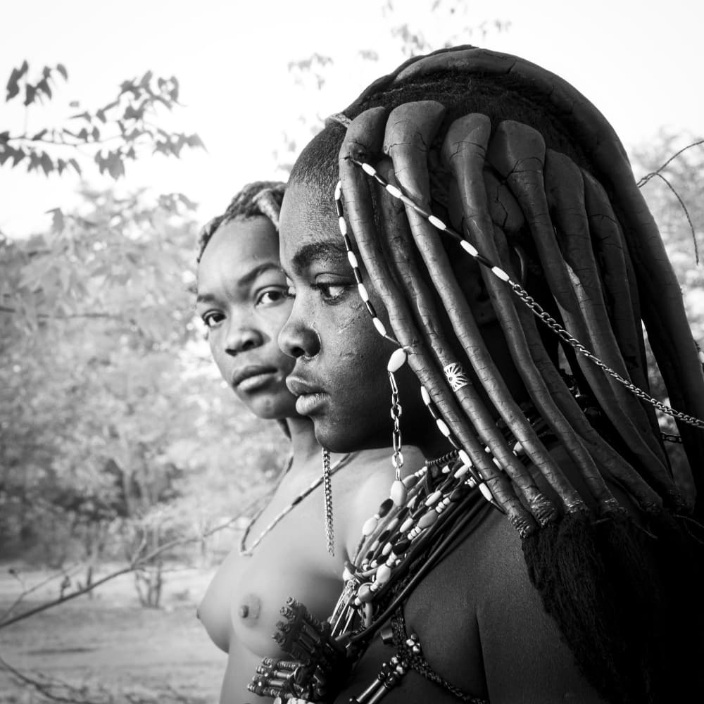 African Beauty Portrait by Elena Molina — canvas wall art