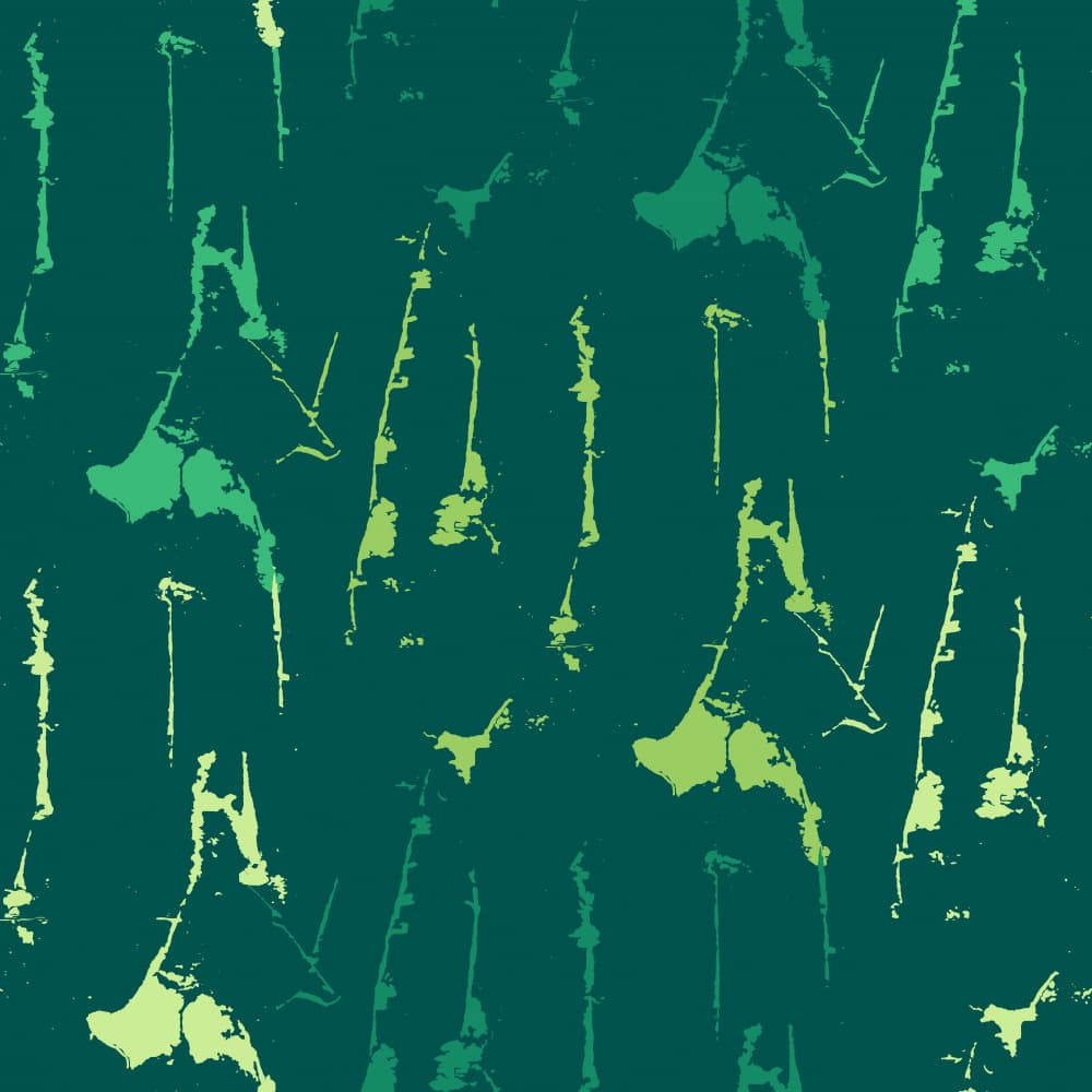 Organic Green Abstract Shapes by Marika Barsrsind β canvas wall art