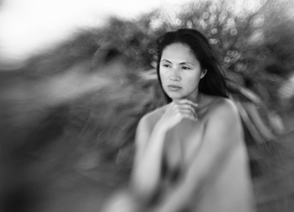 Thoughtful Bare Woman by Mel Brackstone — canvas wall art
