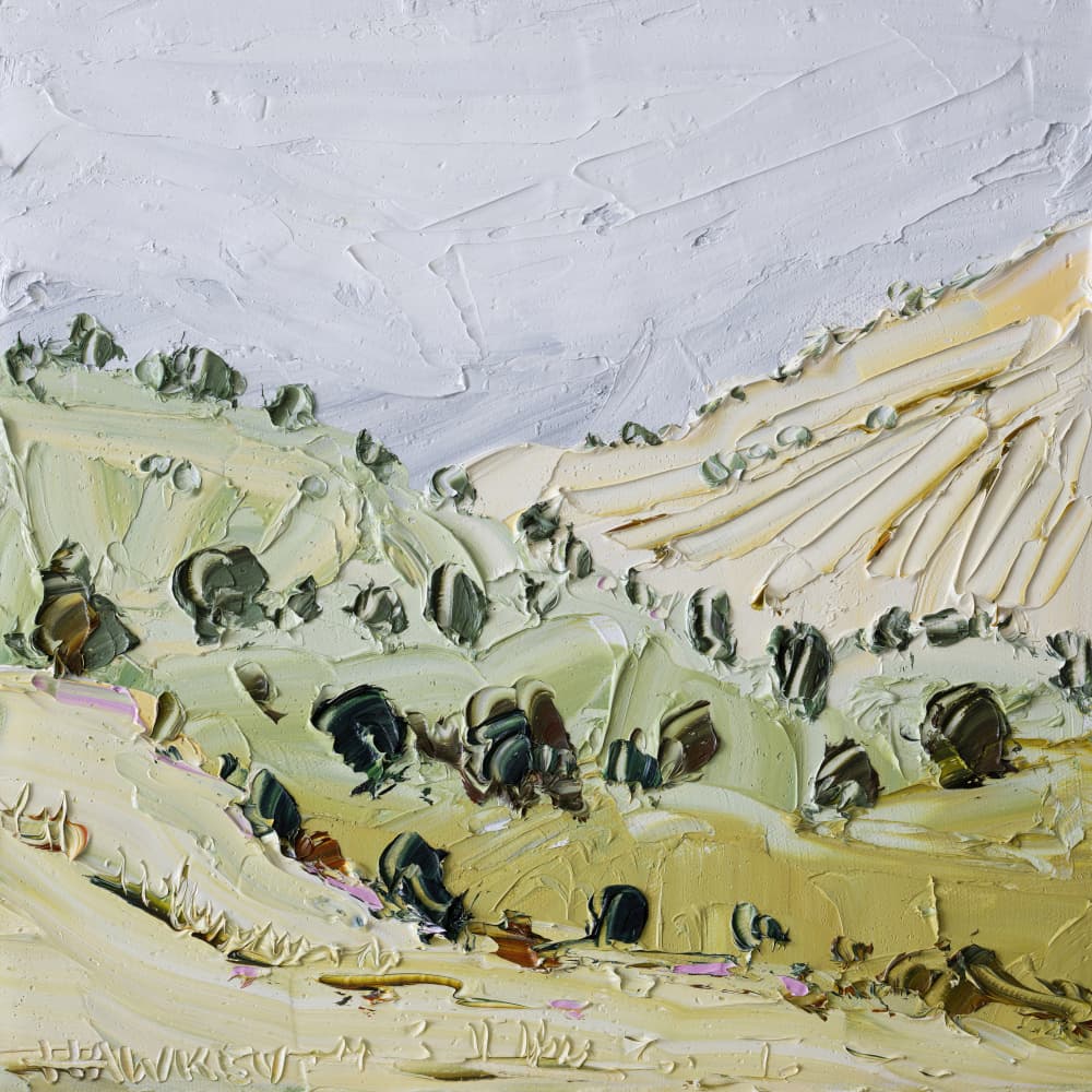 Rolling Green Hills by Angela Hawkey — canvas wall art