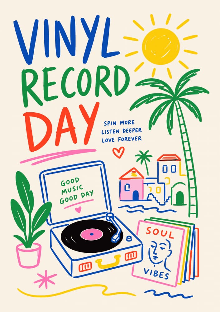 Summer Music Vibes by Patryk Krygowski — canvas wall art