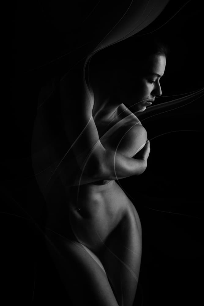 Elegant Feminine Form by Ruth Franke — canvas wall art