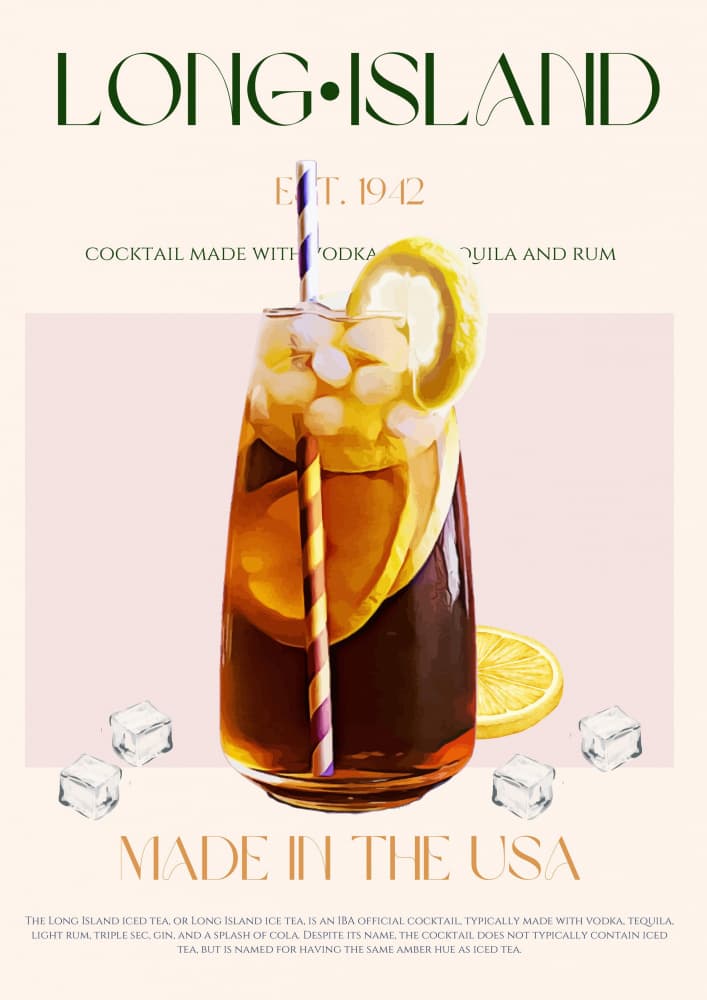 Long Island Iced Tea by Nazma Khokhar — canvas wall art