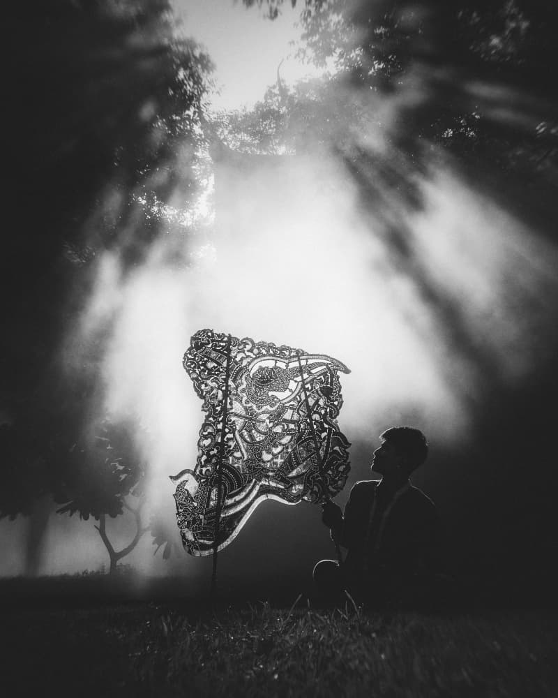 Mystical Shadow Play by ADIREK M — canvas wall art