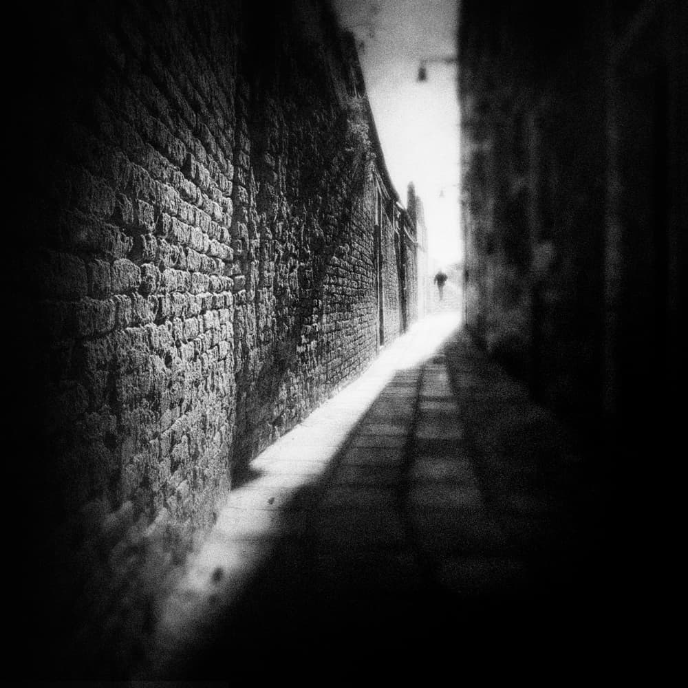 Mysterious Alley Light by Enrico Facchetti — canvas wall art