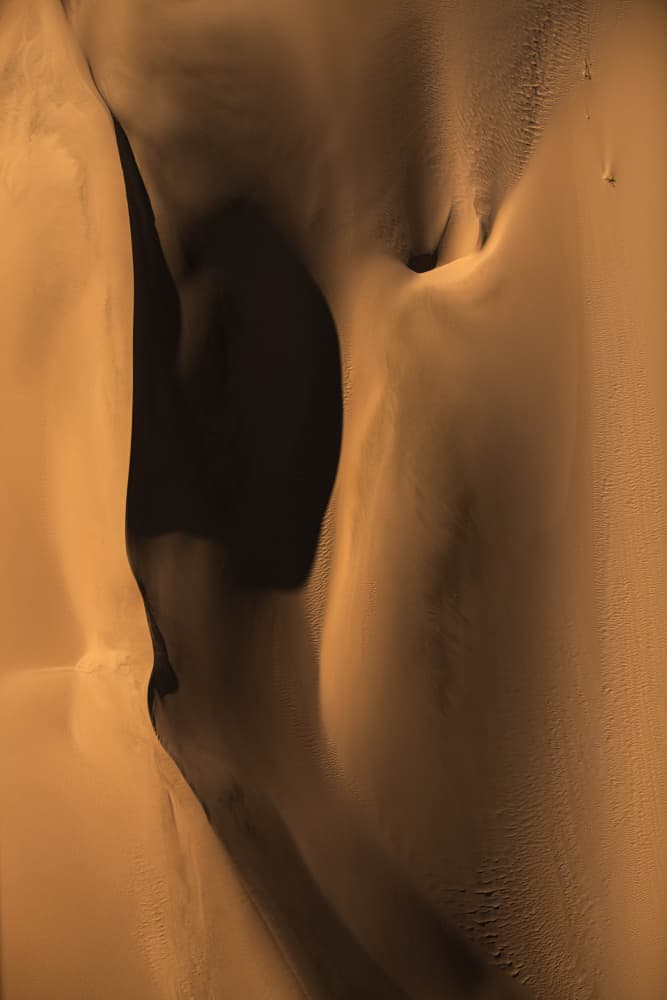 Golden Desert Forms by Johan Enslin — canvas wall art