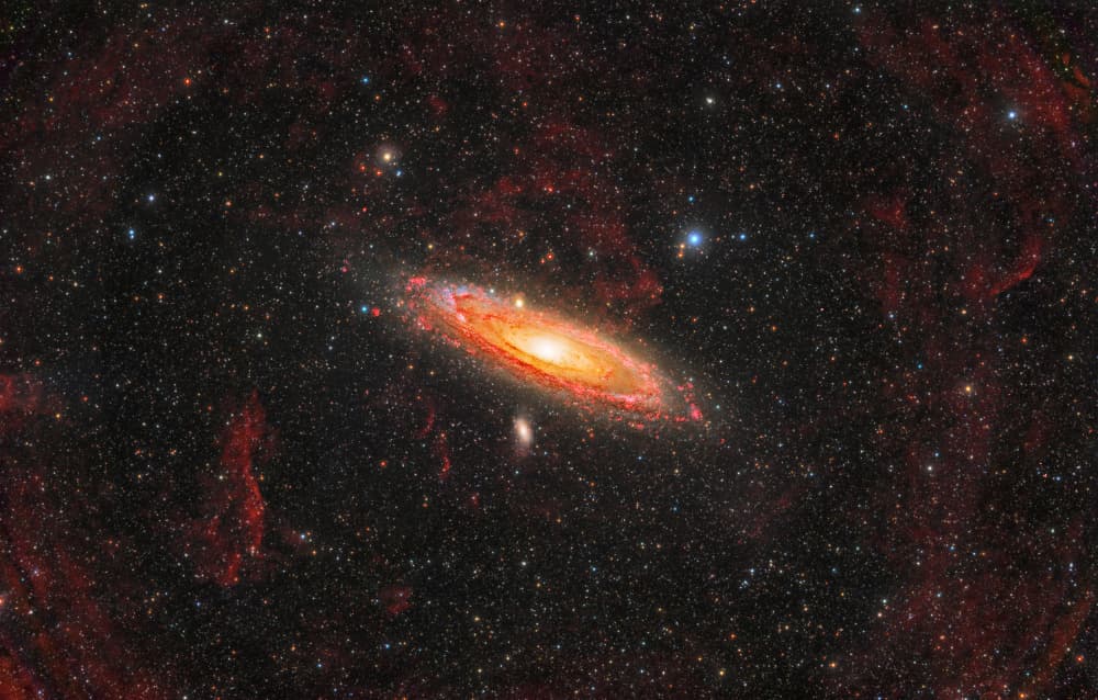 Majestic Spiral Galaxy by Arne Jansen — canvas wall art