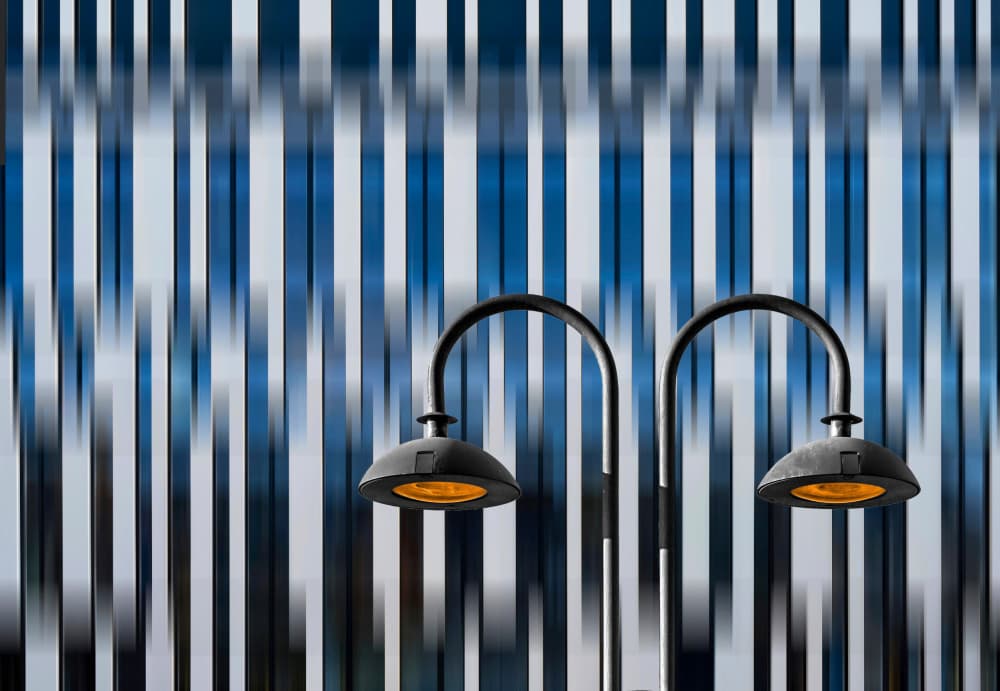 Modern Striped Lights by Roland M Schwerdtfeger — canvas wall art