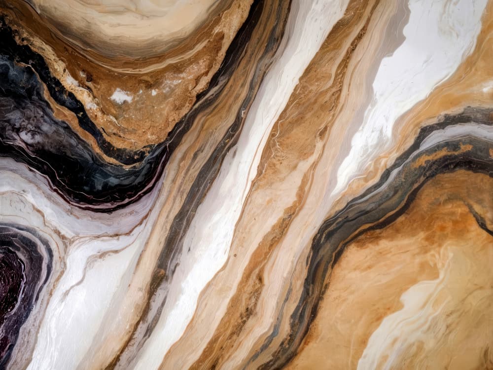 Organic Marble Flow by Alpenglow Workshop — canvas wall art