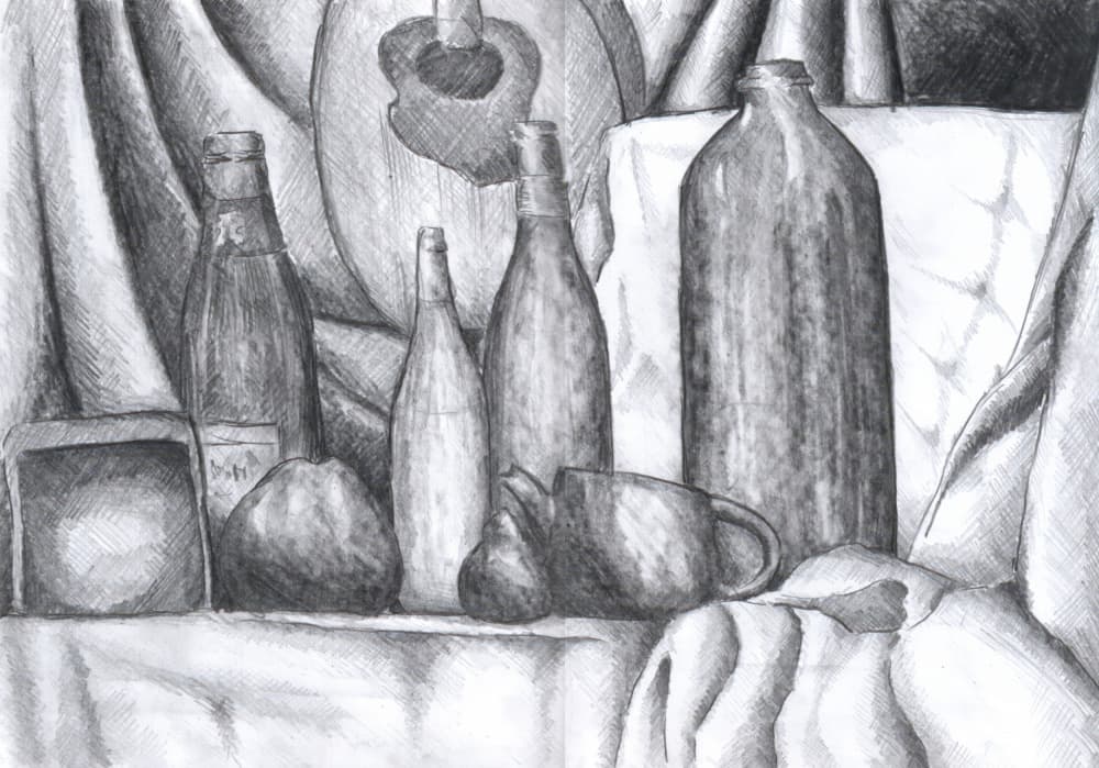 Classic Still Life Study by Kulik — canvas wall art