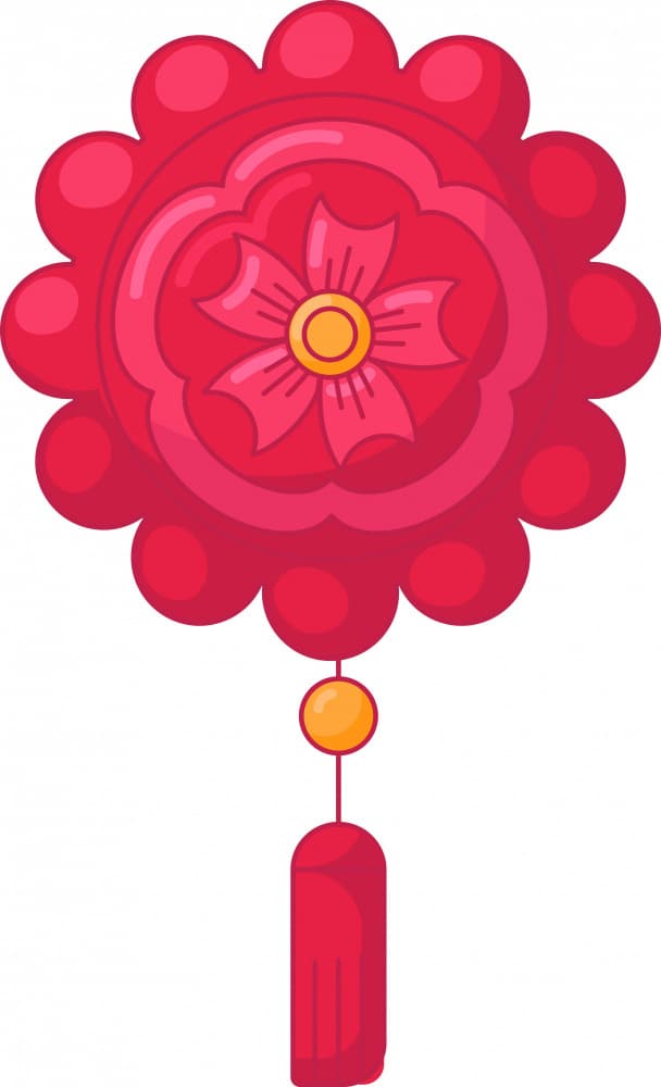 Chinese Blossom Lantern by Marika Barsrsind β canvas wall art