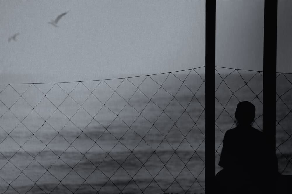 Solitary Ocean View by Teruhiko Tsuchida — canvas wall art