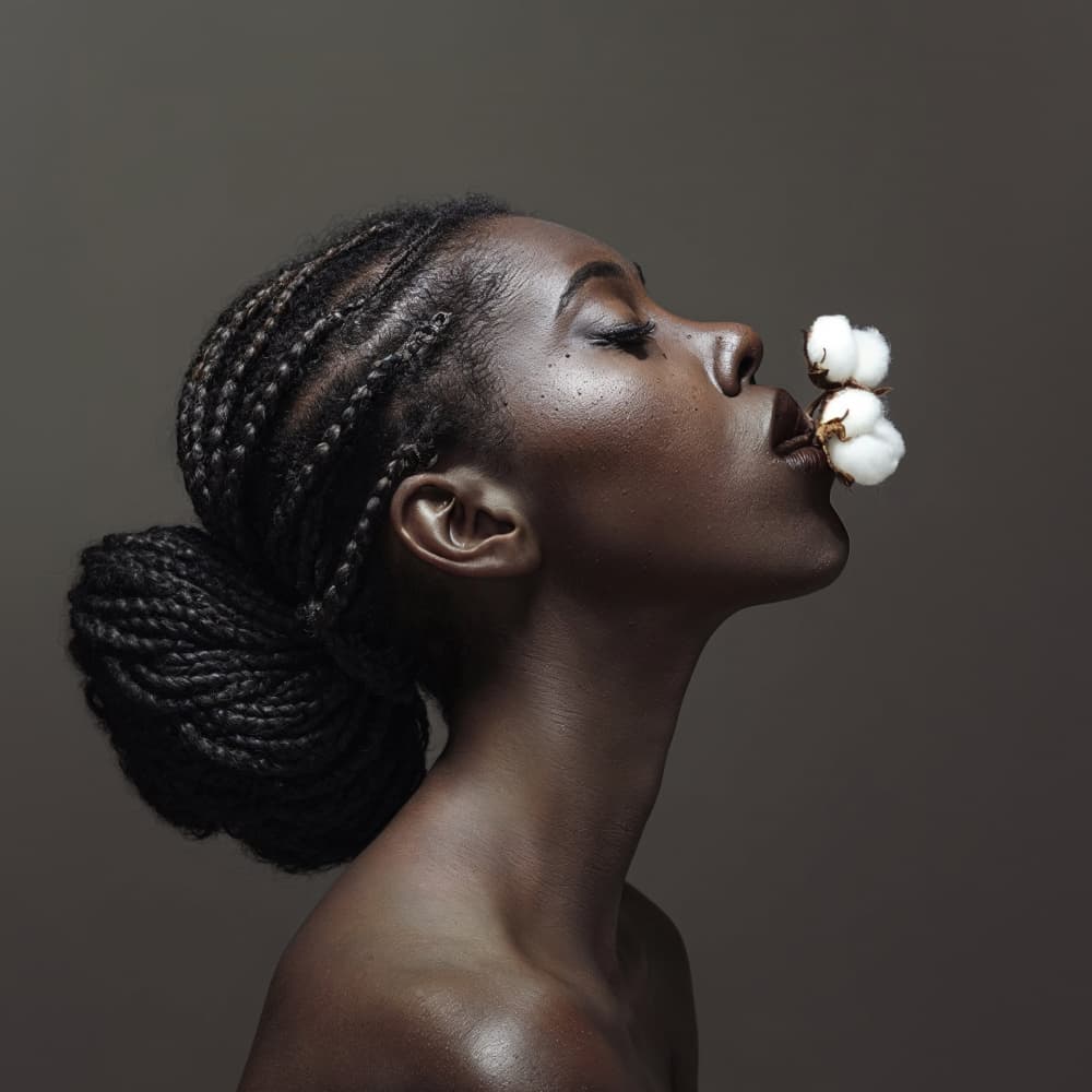 Natural Cotton Beauty by DDiArte — canvas wall art