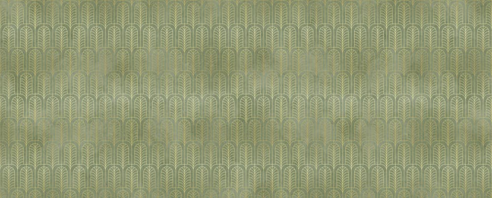 Golden Arch Pattern by Vitor Costa — canvas wall art