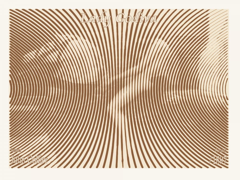 Woman On Horse Illusion by Doa Project — canvas wall art