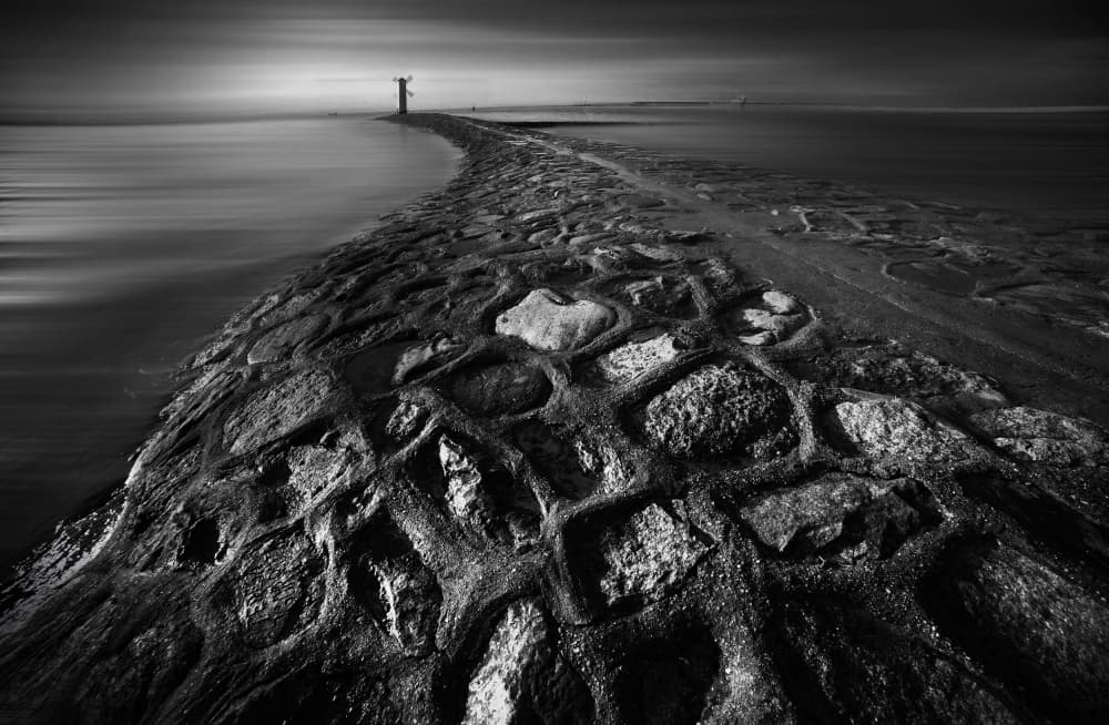 Path to the Lighthouse by paralaxa — canvas wall art