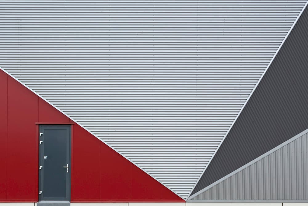 Striking Geometric Facade by Jan Niezen — canvas wall art