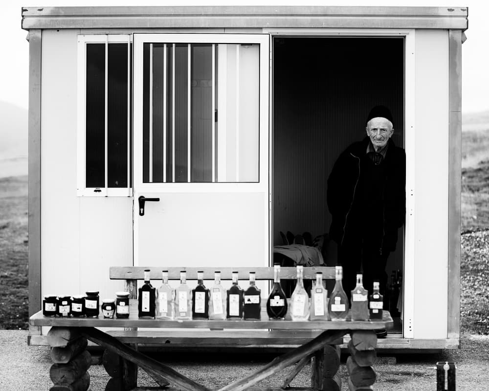 Elderly Man's Stand by Julien Oncete — canvas wall art