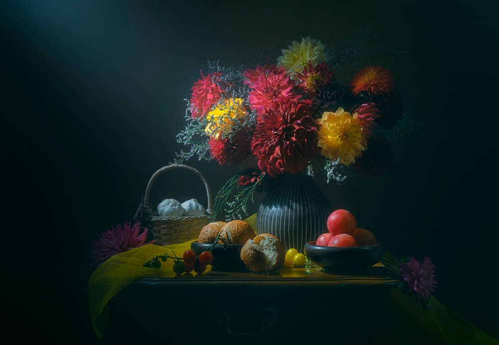 Rustic Harvest Still Life by Lydia Jacobs — canvas wall art