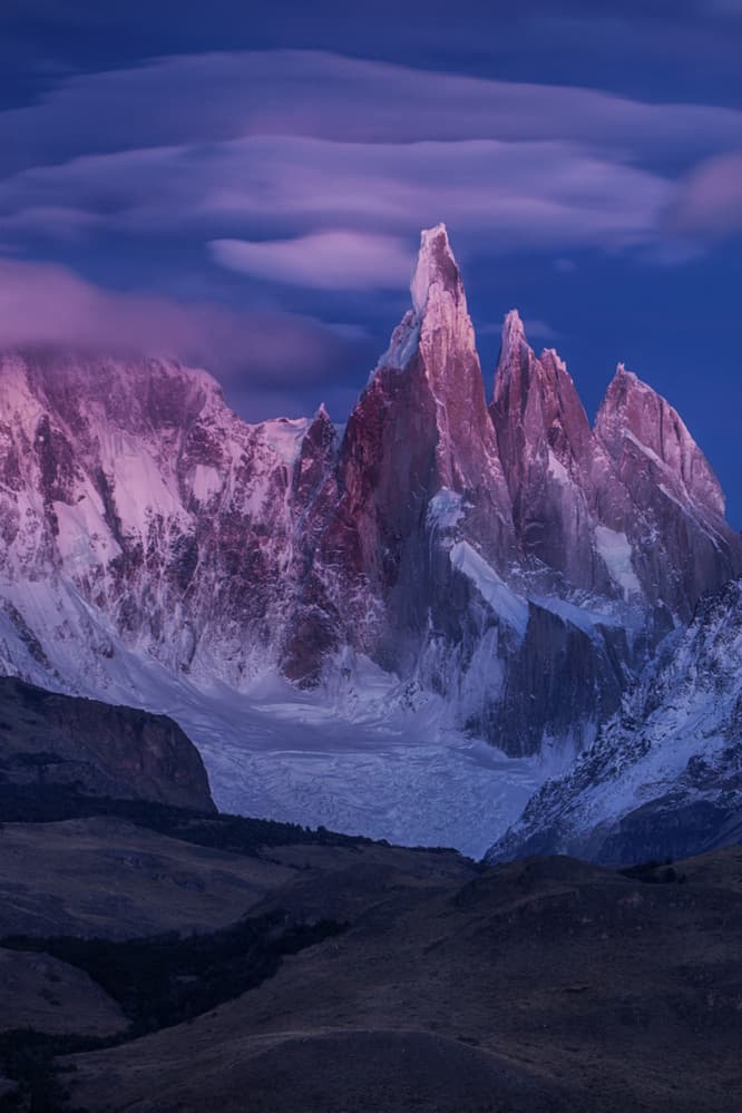 Dramatic Mountain Twilight by Peter Svoboda MQEP — canvas wall art