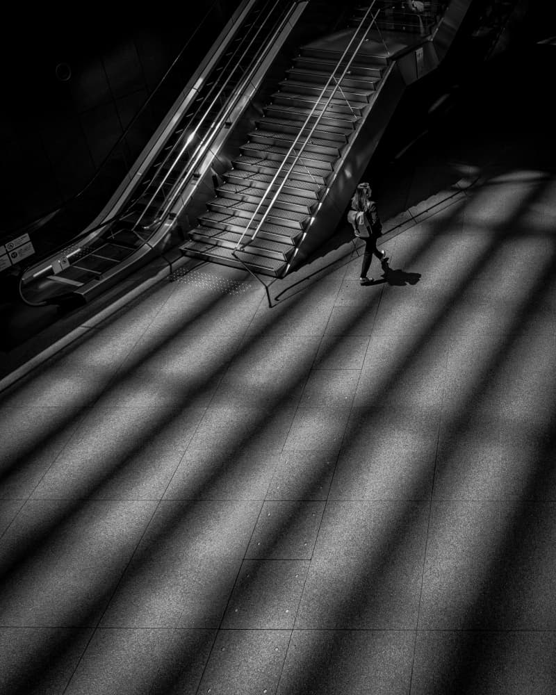 Shadow Play Steps by Yohei Kawashima — canvas wall art