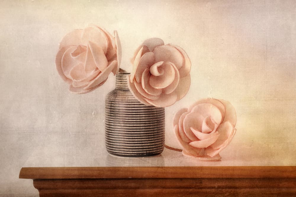 Delicate Floral Still Life by Elena Arjona — canvas wall art