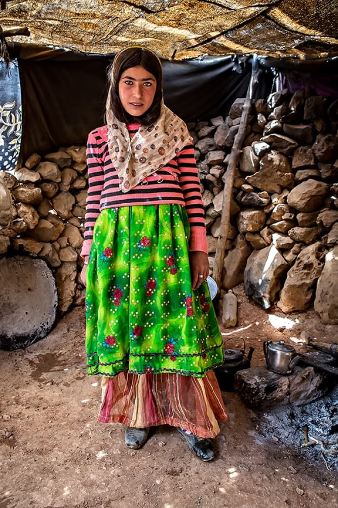 Girl's Colorful Rustic Home by Mohammadreza Momeni — canvas wall art