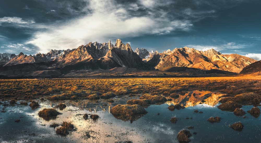 Majestic Mountain Reflection by Selions(陈磊) — canvas wall art