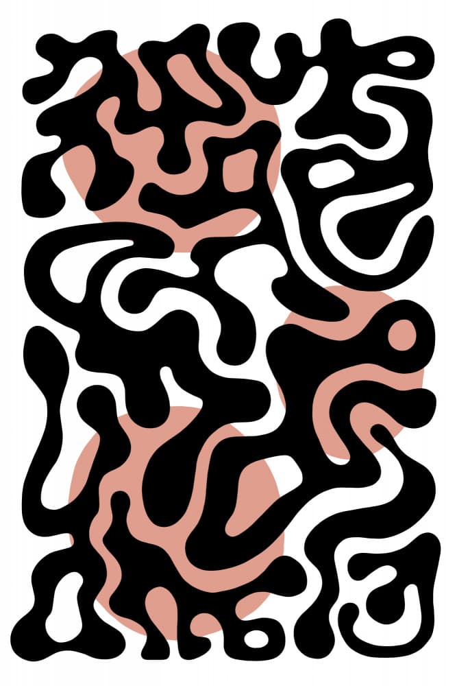 Abstract Organic Flow by Melanie Viola — canvas wall art
