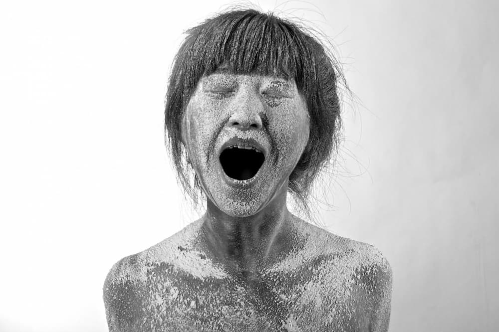 Intense Emotional Scream by Alejandro Marcos — canvas wall art