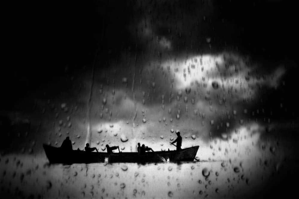 Stormy Boat Journey by Adela Lia Rusu — canvas wall art