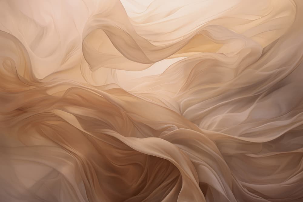 Flowing Beige Fabric by Andrea Haase — canvas wall art