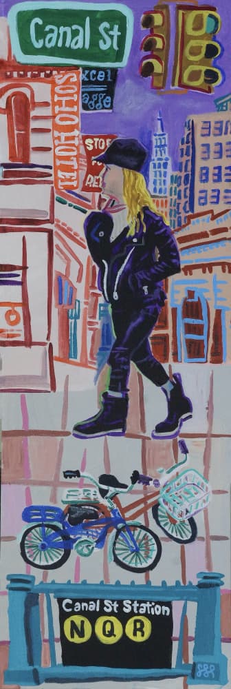 Canal Street Stroll by Steve Spencer — canvas wall art