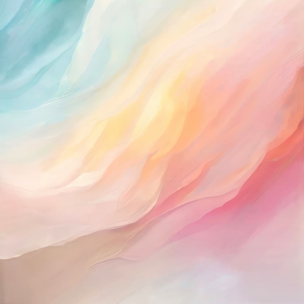 Dreamy Pastel Abstract by Alpenglow Workshop — canvas wall art