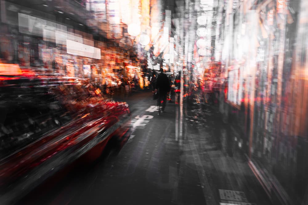 Urban Motion Blur by Carmine Chiriacò — canvas wall art
