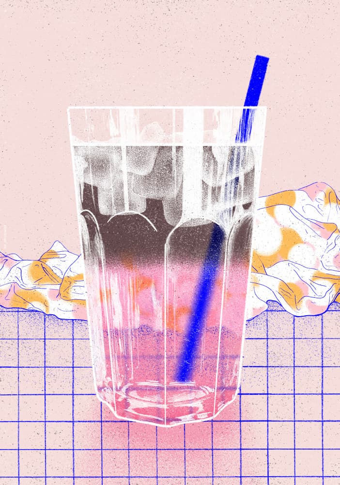 Refreshing Pink Drink by Ada Jarzebowska — canvas wall art