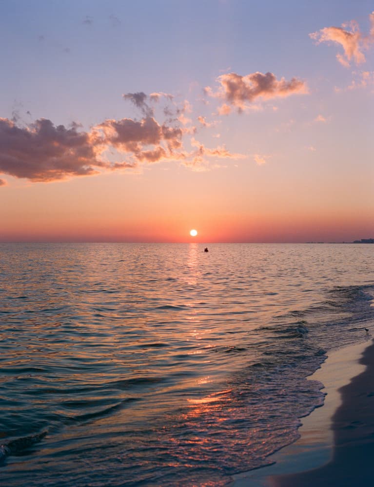 Golden Ocean Sunset by Bethany Young — canvas wall art