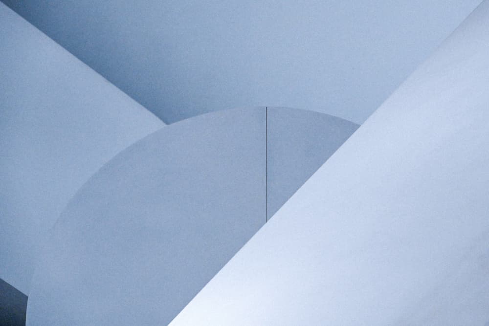 Soft Geometric Curves by Linda Wride — canvas wall art