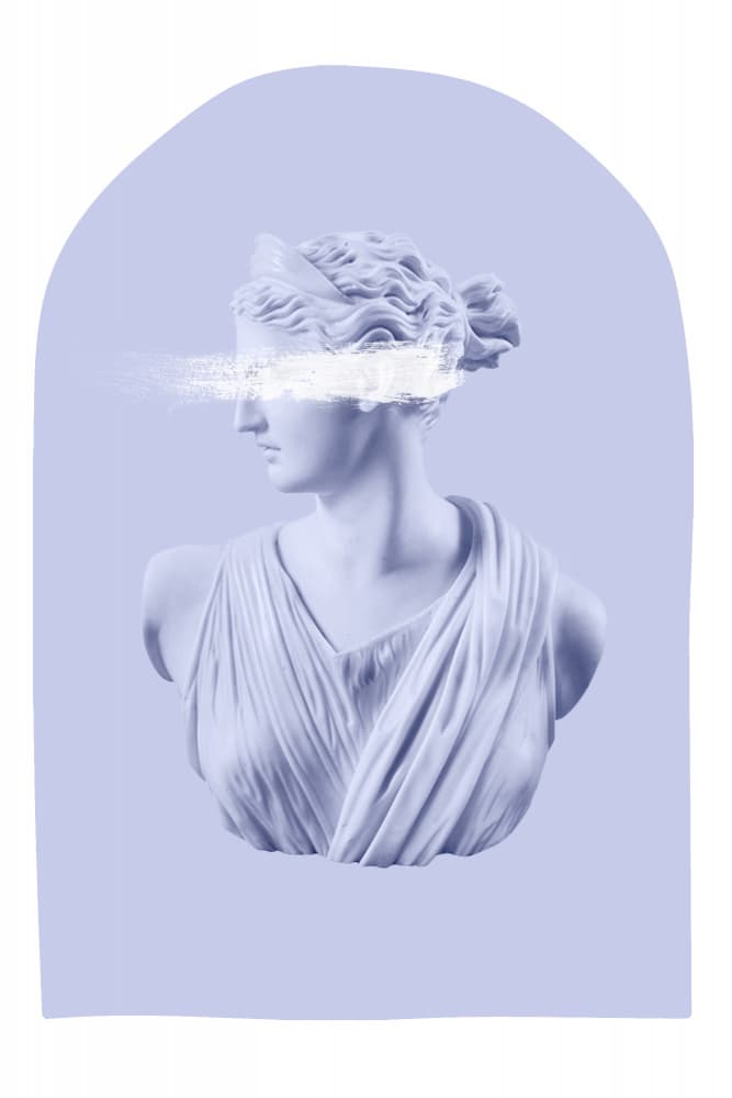 Artemispastelblue Ratio2x3 by Talitha McQueen — canvas wall art