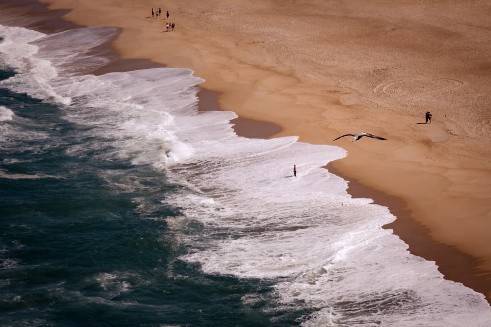 Coastal Waves From Above by Vito Muolo — canvas wall art