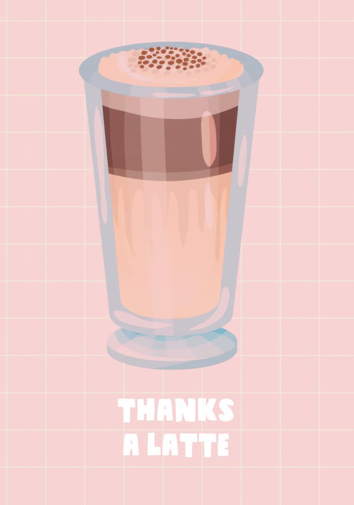 Warm Latte Layers by Neetesh Kumar — canvas wall art