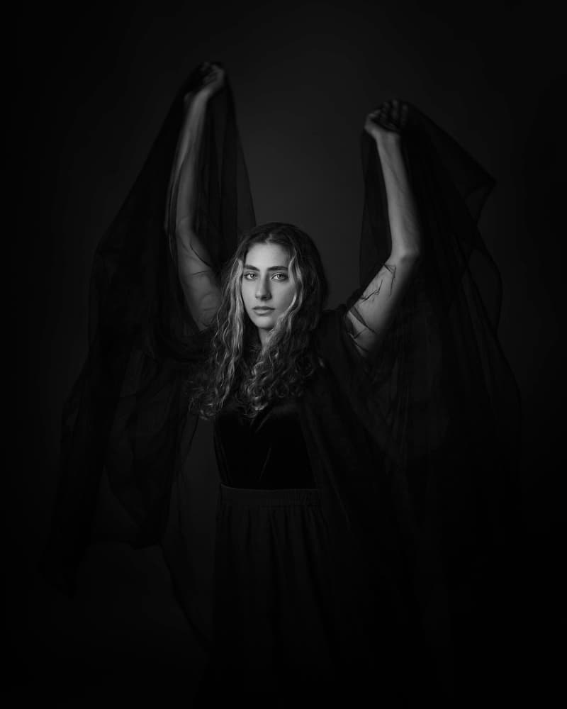 Ethereal Woman Rising by Mehdi Mokhtari — canvas wall art