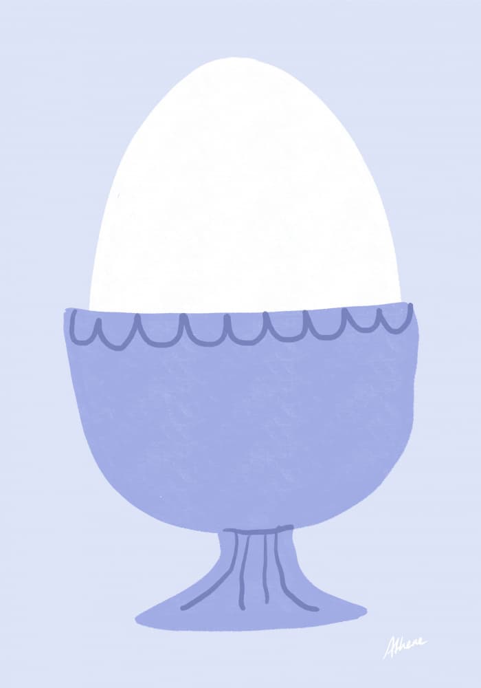 Blue Egg by Athene Fritsch — canvas wall art