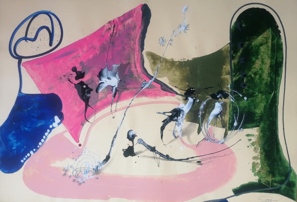 Vibrant Fluid Abstract Forms by Stefano Mazzolini — canvas wall art