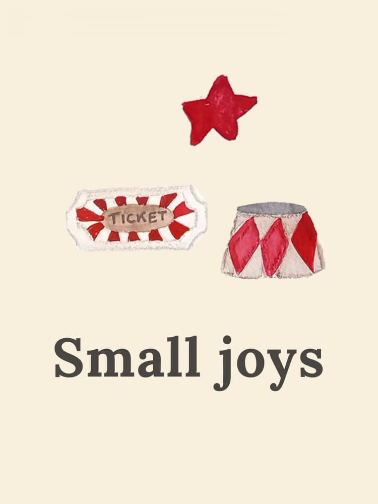 Small Joys Circus by Elizabeth C — canvas wall art