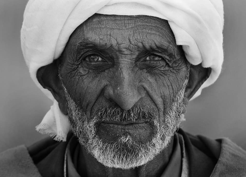 Man In Turban by Lou Urlings — canvas wall art