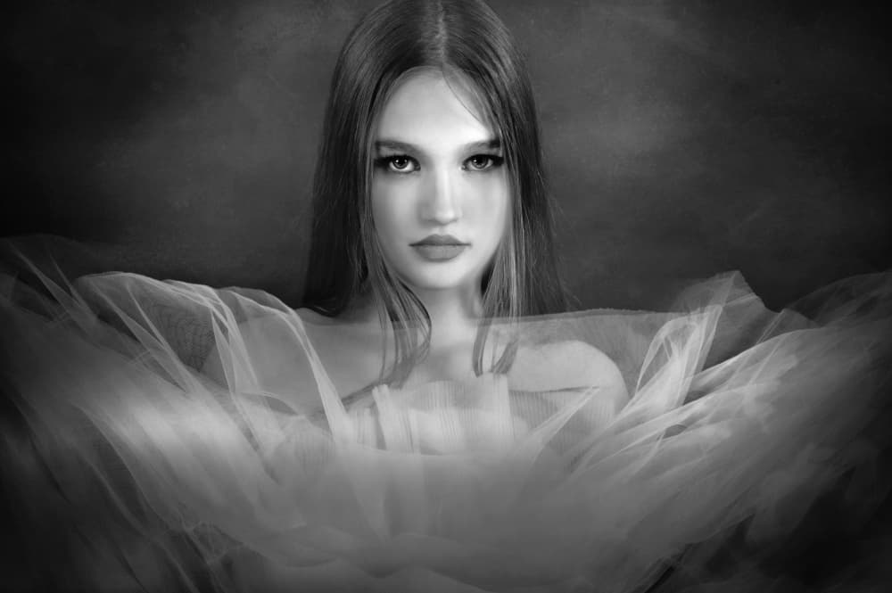 Ethereal Woman Portrait by Adela Lia Rusu — canvas wall art