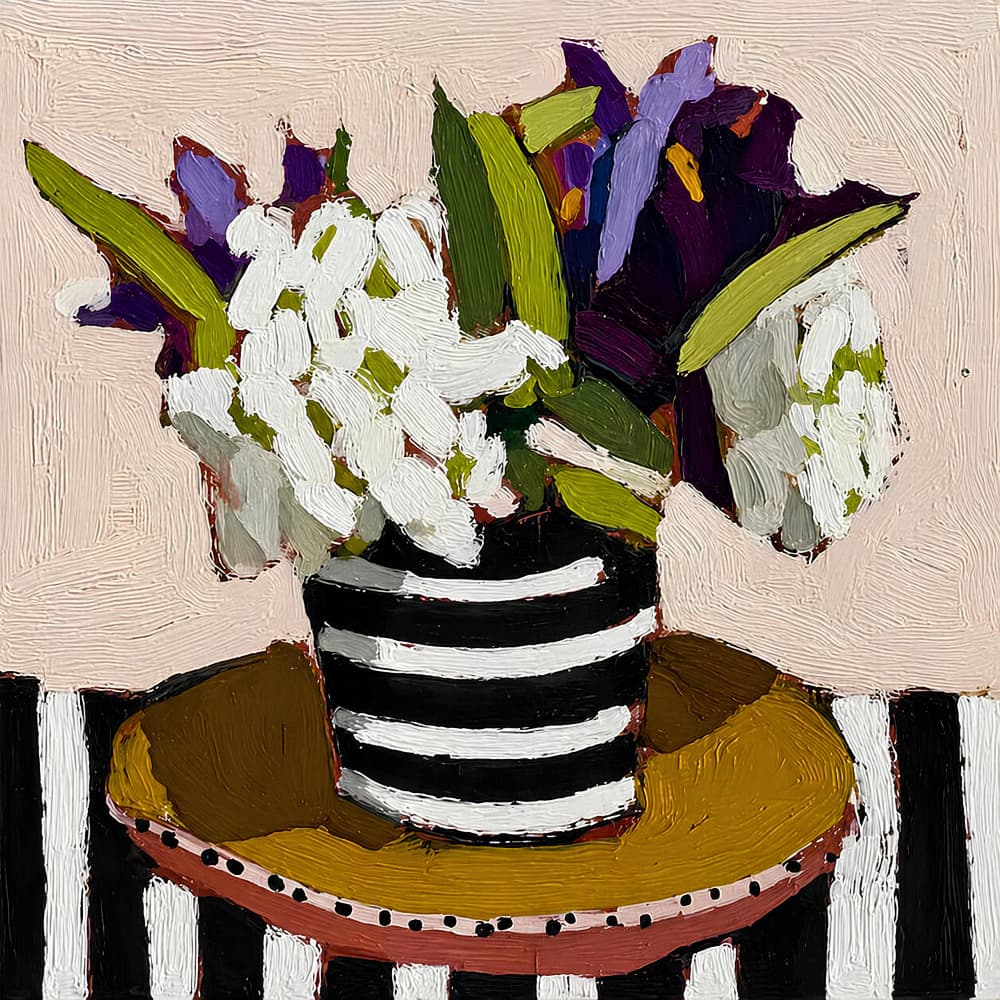 Vibrant Floral Still Life by Avanesova Elena — canvas wall art